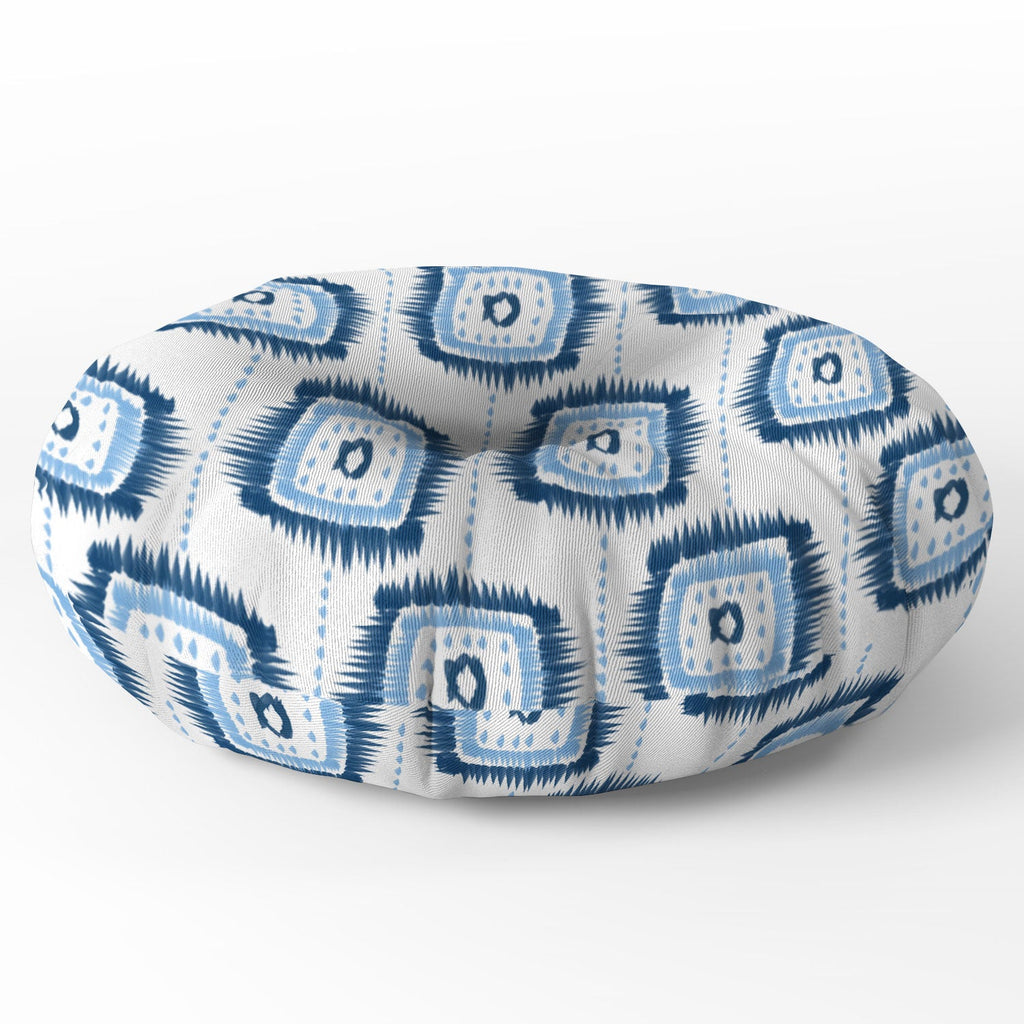Allyson Johnson Authentic Blues Floor Pillow Round