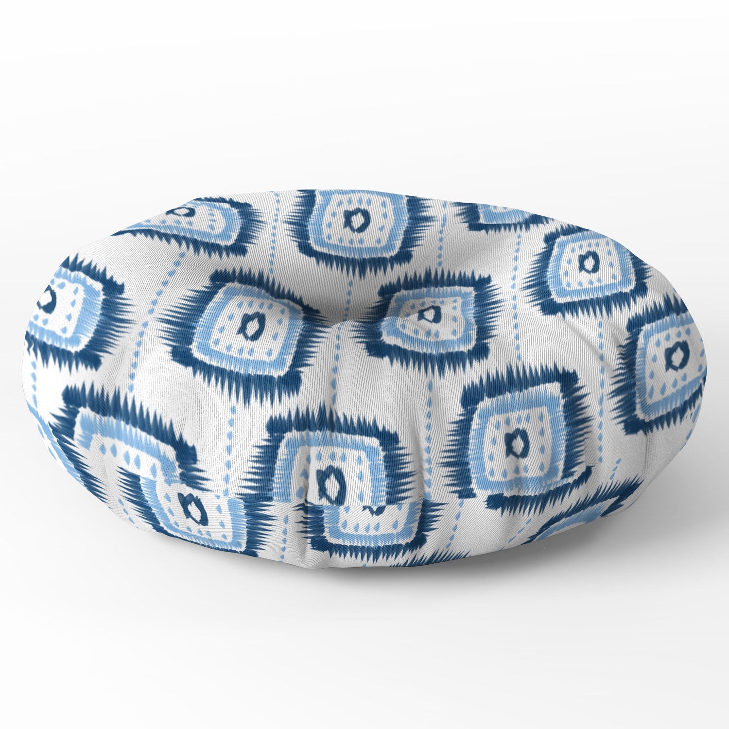 Allyson Johnson Authentic Blues Floor Pillow Round