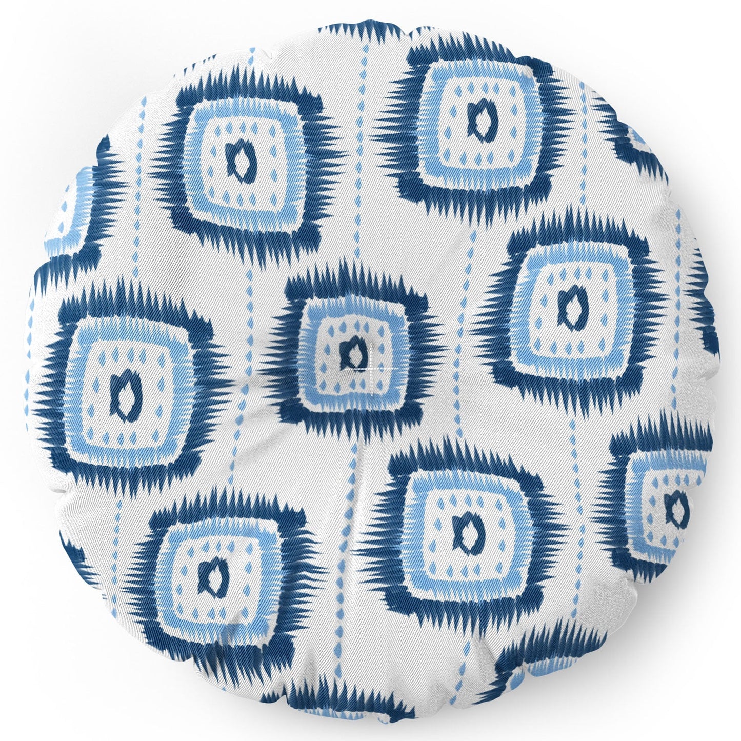 Allyson Johnson Authentic Blues Floor Pillow Round