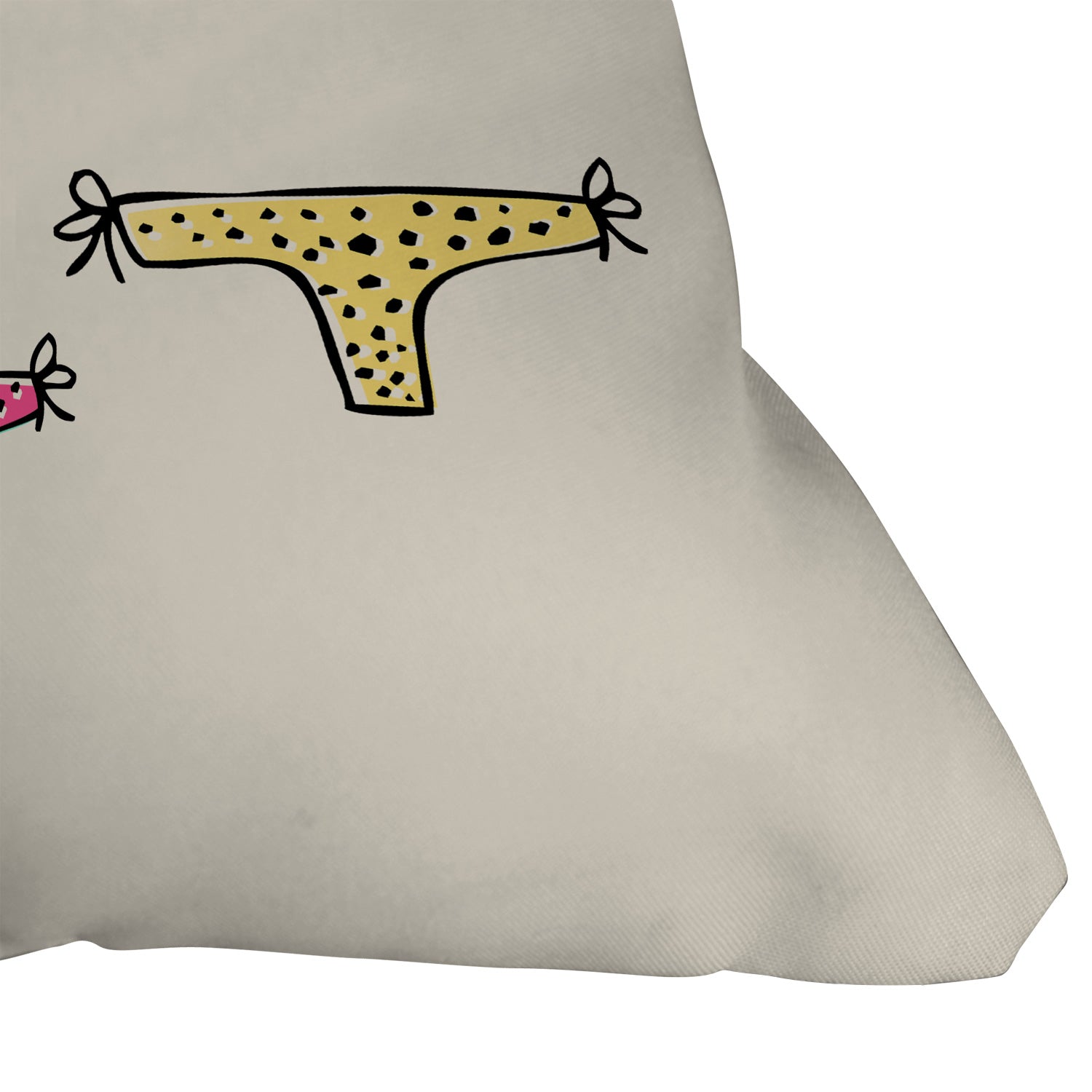 Allyson Johnson Bikini Outdoor Throw Pillow