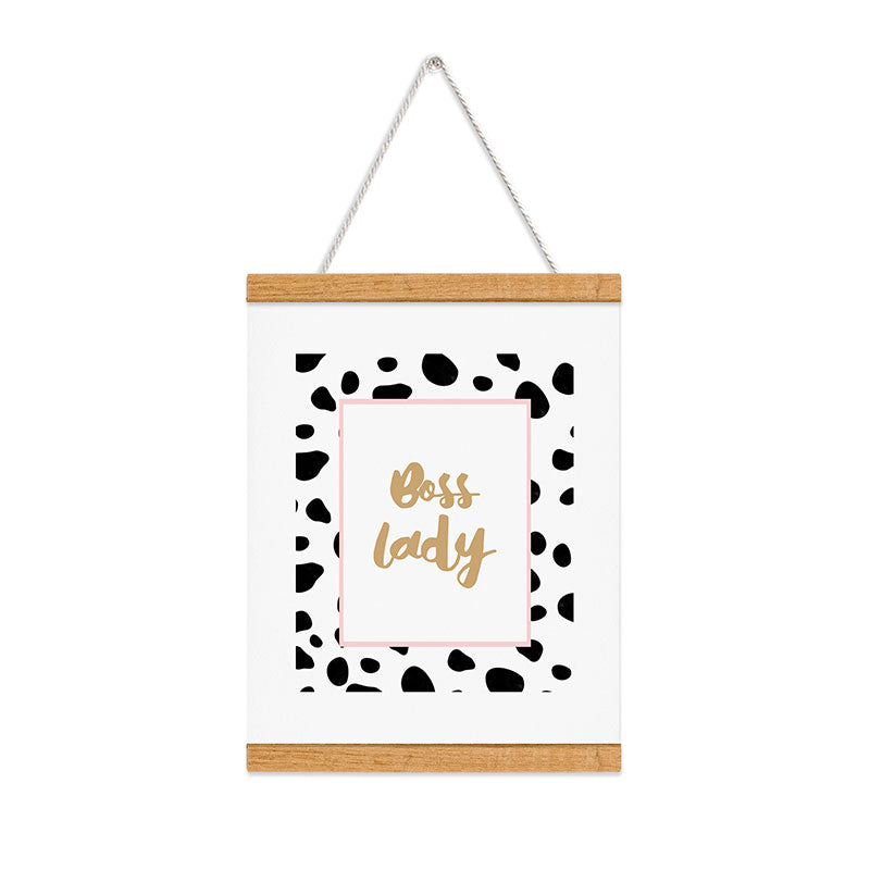 Allyson Johnson Bossy Dots Art Print