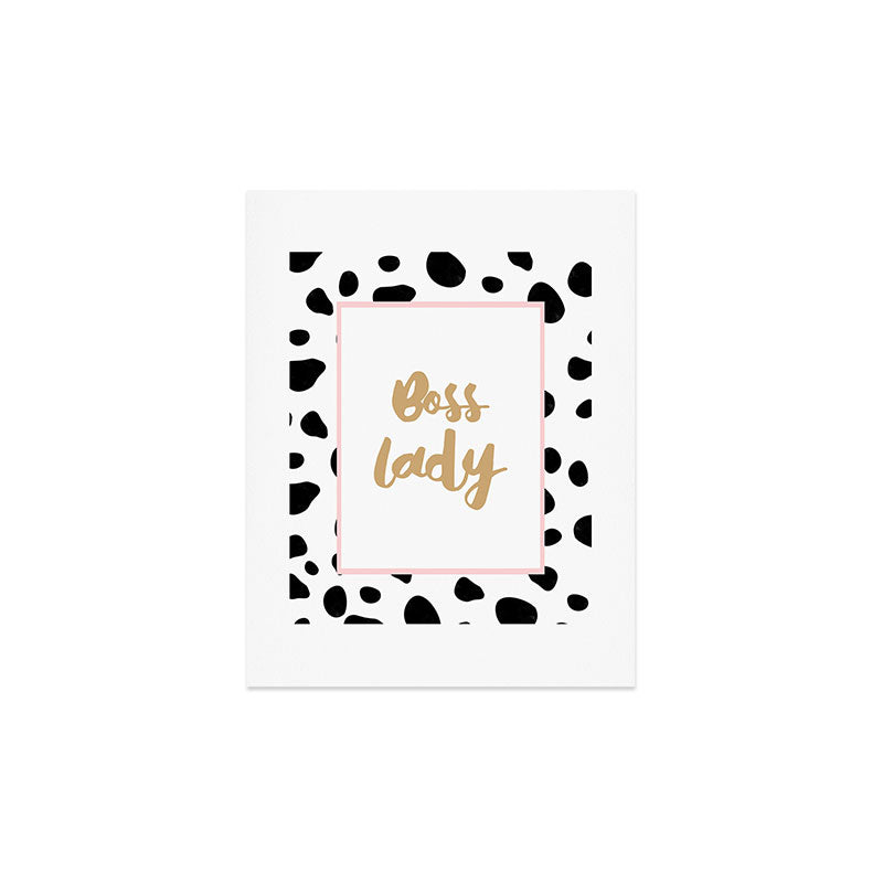 Allyson Johnson Bossy Dots Art Print