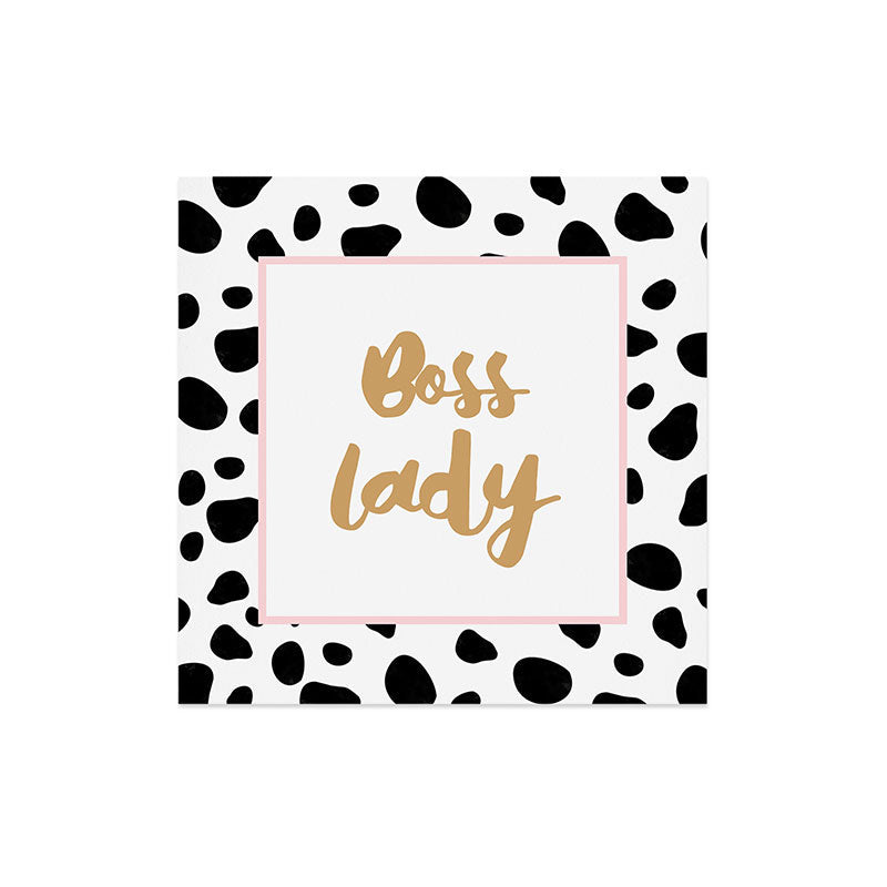 Allyson Johnson Bossy Dots Art Print