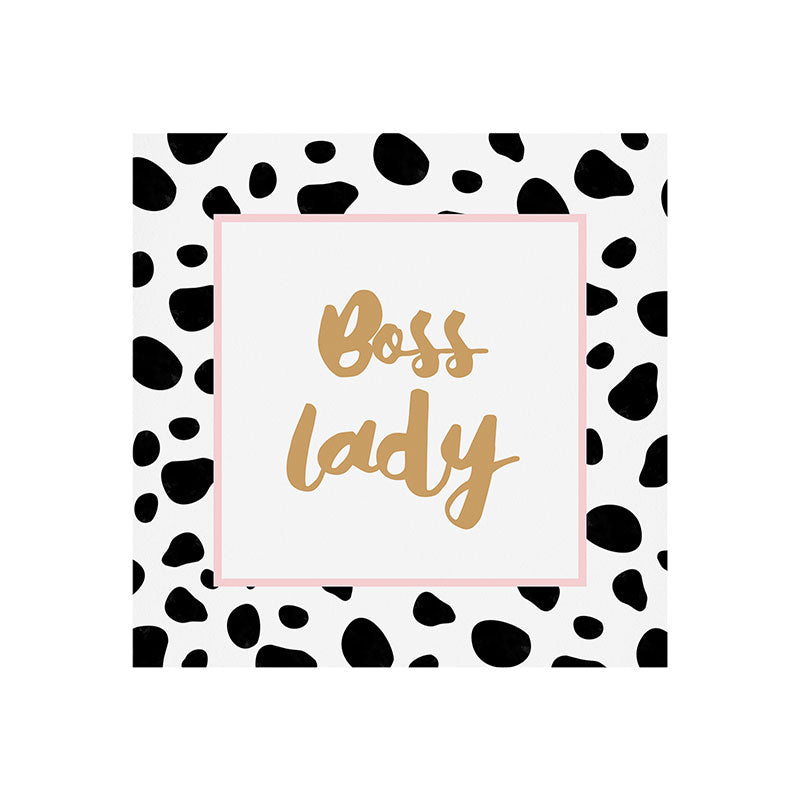 Allyson Johnson Bossy Dots Art Print