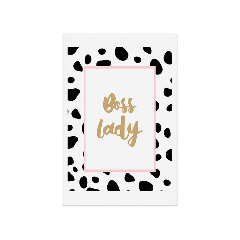 Allyson Johnson Bossy Dots Art Print