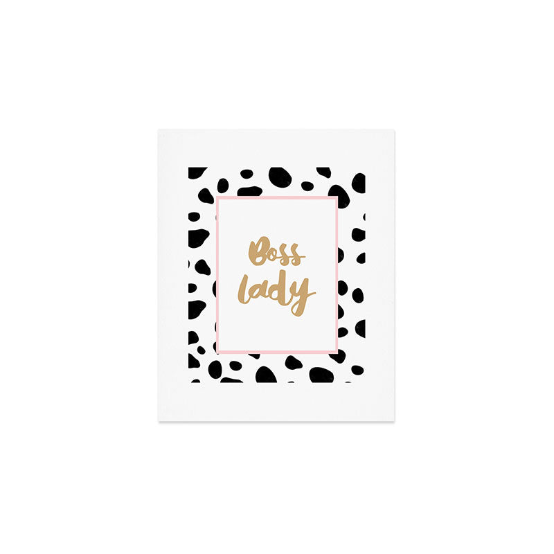 Allyson Johnson Bossy Dots Art Print