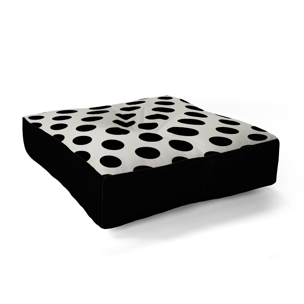 Allyson Johnson Classiest Cream Floor Pillow Square