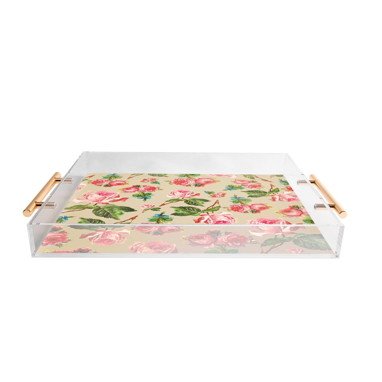 Allyson Johnson Dainty Floral Acrylic Tray