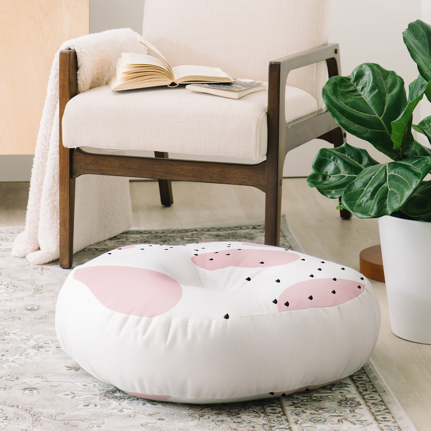 Allyson Johnson Flawless Floor Pillow Round