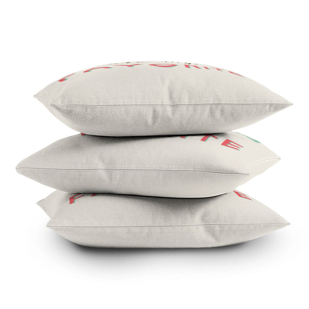 Allyson Johnson Floral You Are My Favorite Throw Pillow