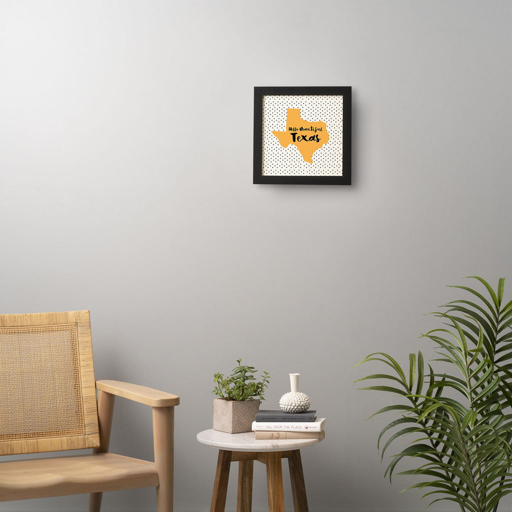 Allyson Johnson Hello beautiful Texas Framed Wall Art