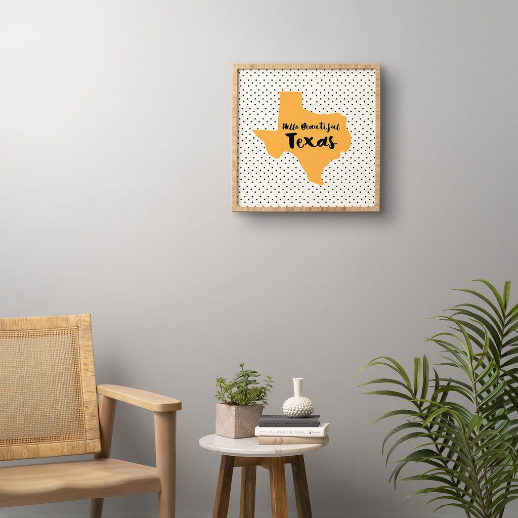 Allyson Johnson Hello beautiful Texas Framed Wall Art
