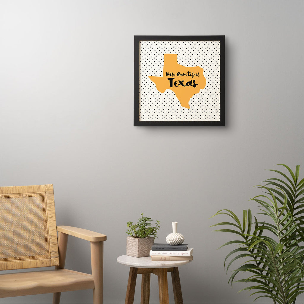 Allyson Johnson Hello beautiful Texas Framed Wall Art