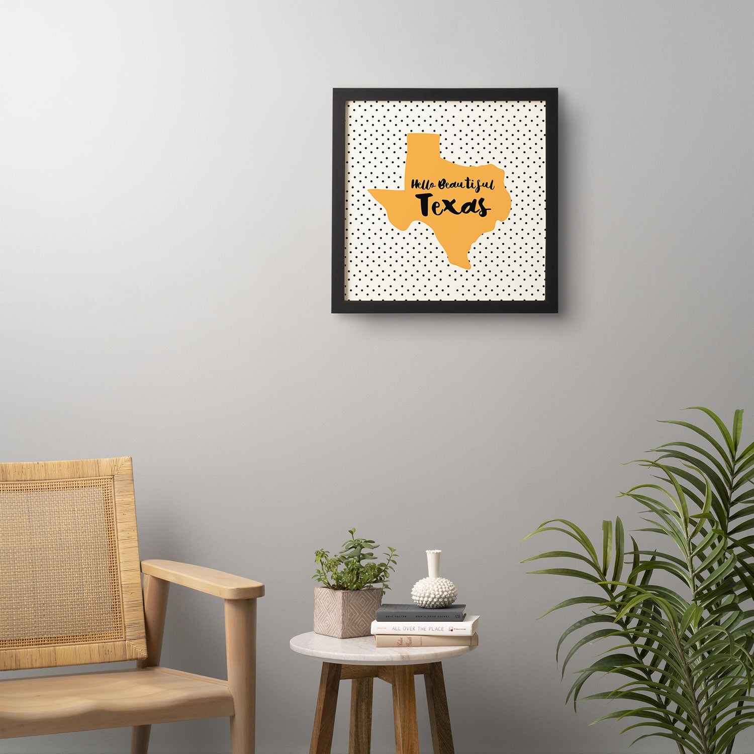 Allyson Johnson Hello beautiful Texas Framed Wall Art
