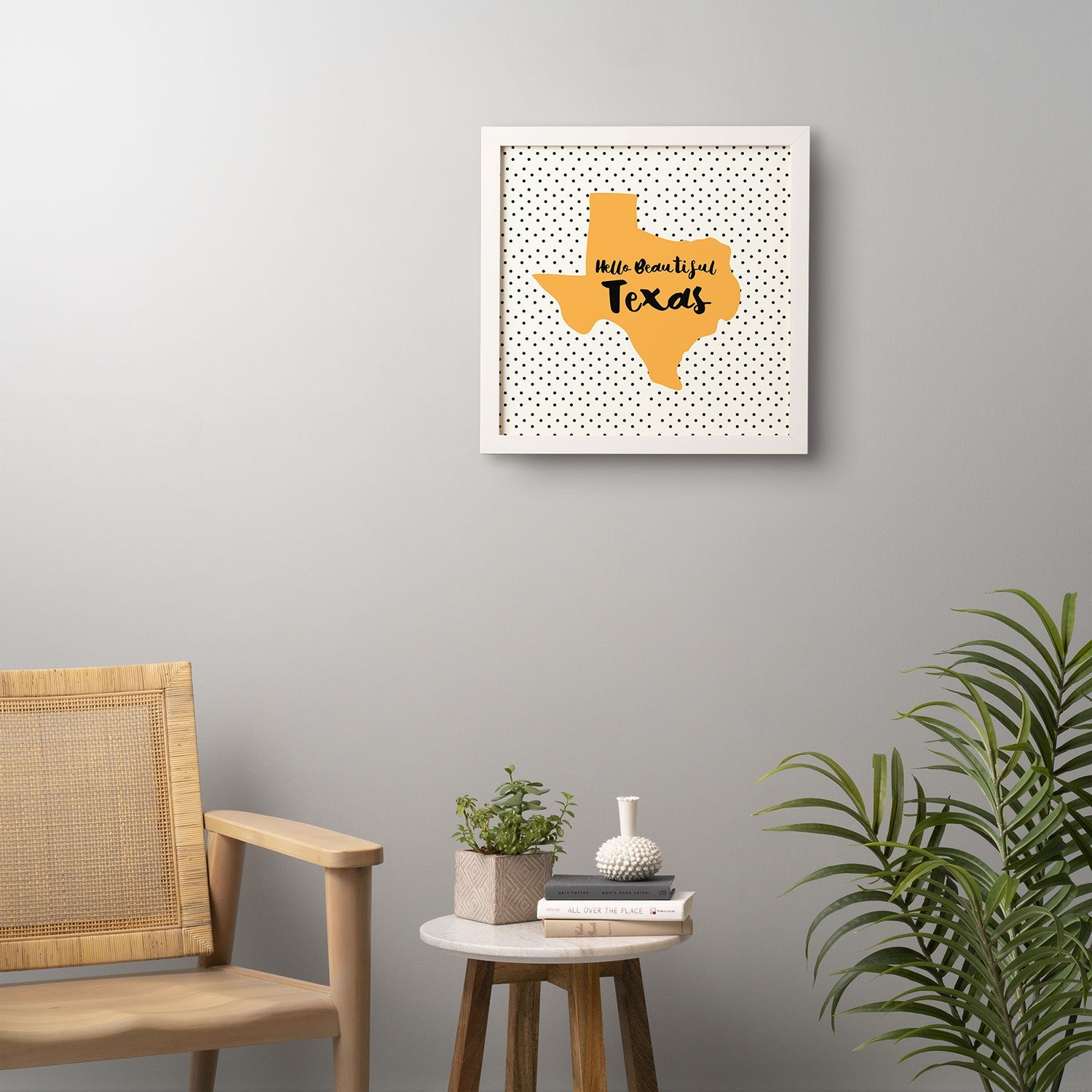 Allyson Johnson Hello beautiful Texas Framed Wall Art
