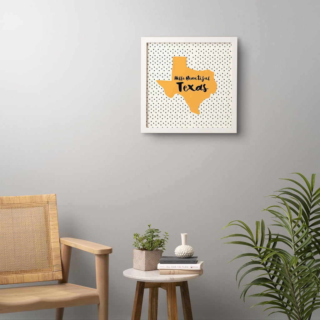 Allyson Johnson Hello beautiful Texas Framed Wall Art