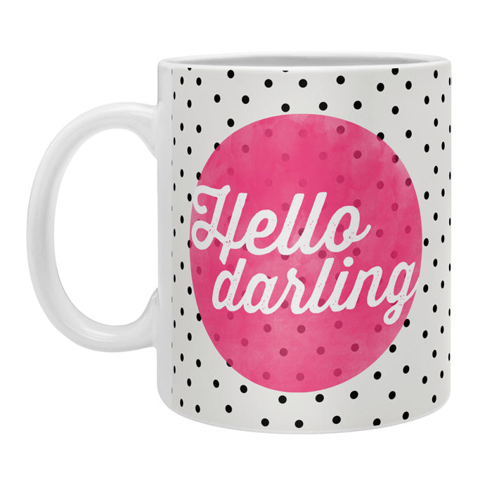 Allyson Johnson Hello Darling Dots Coffee Mug