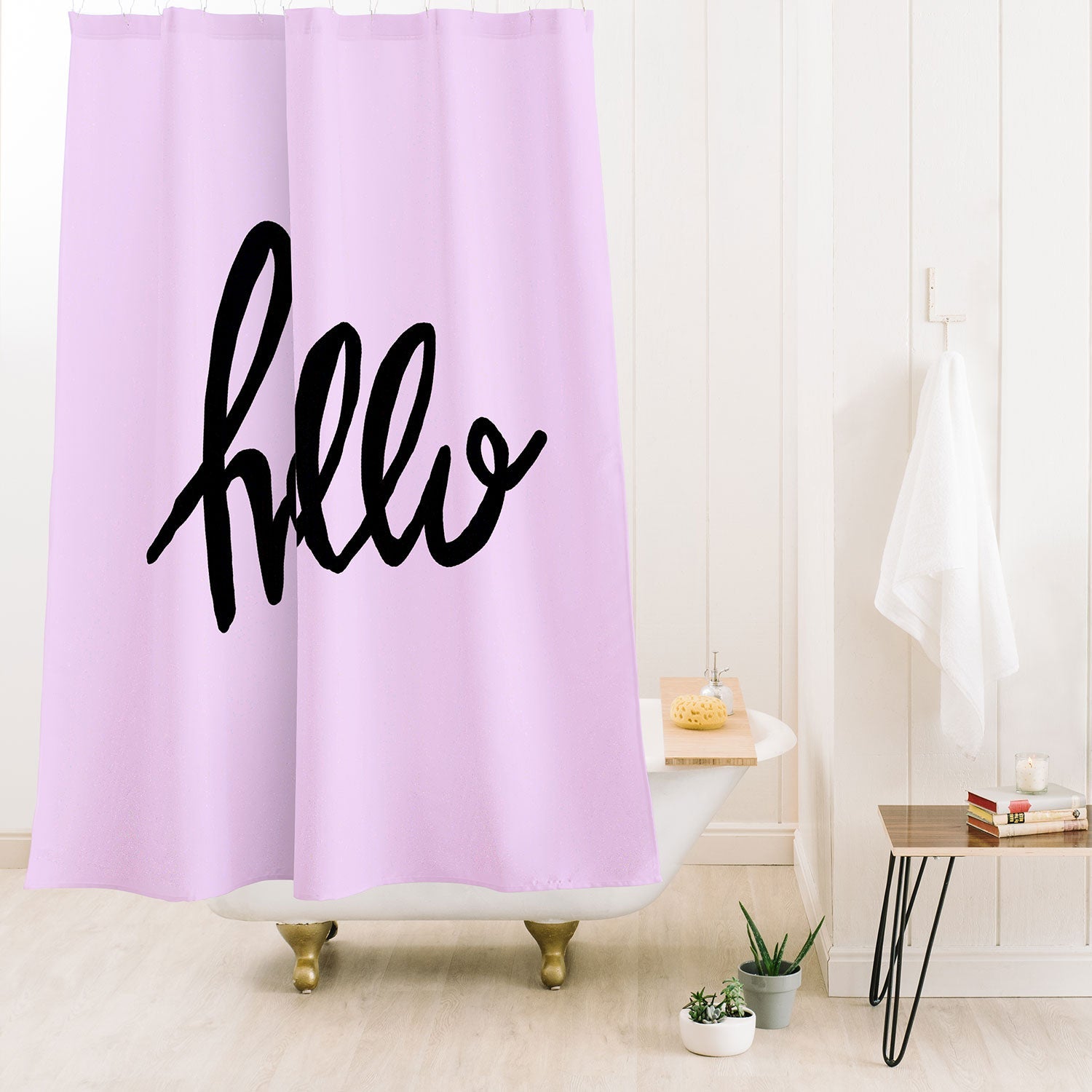 Allyson Johnson Hi Hello Shower Curtain