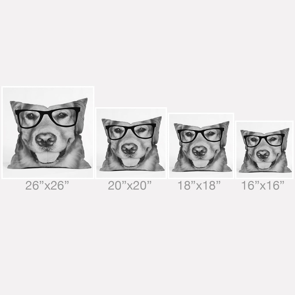 Allyson Johnson Hippest Dog Throw Pillow