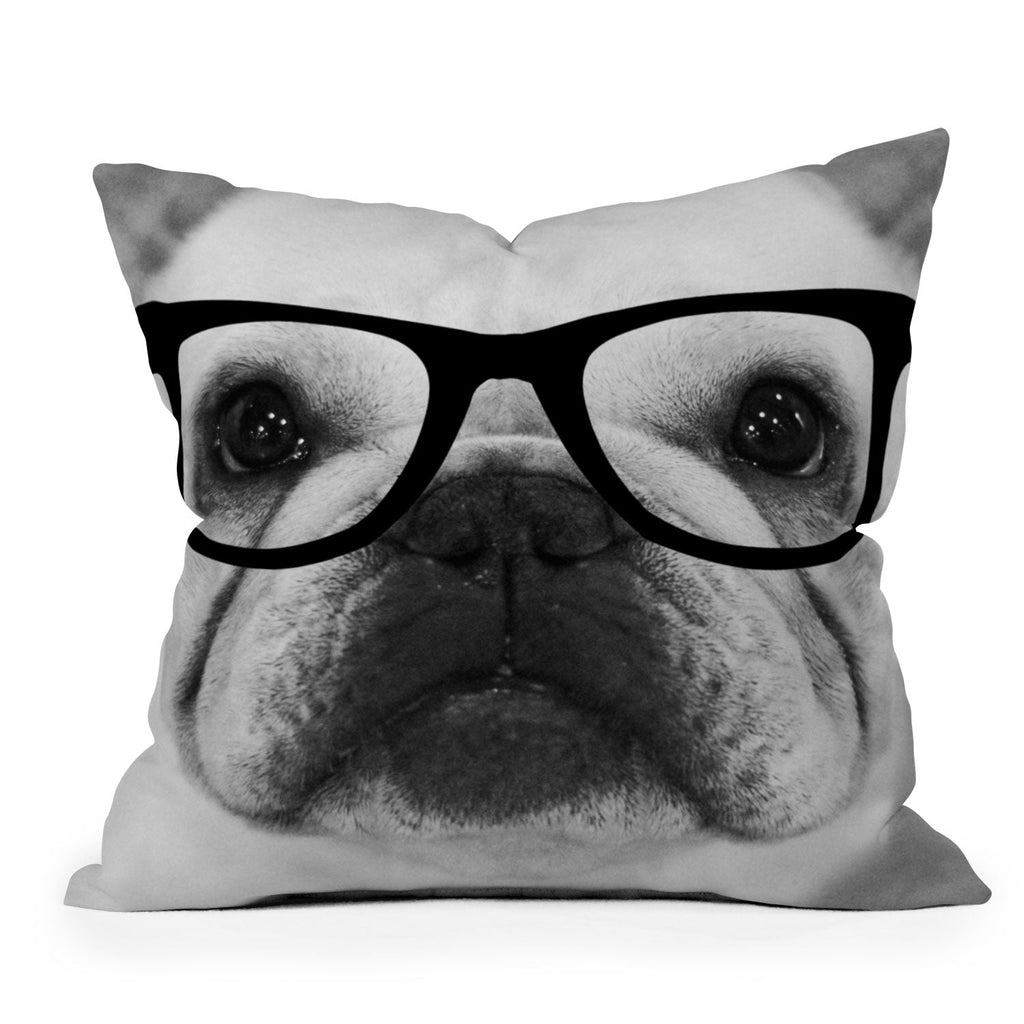Allyson Johnson Hippest Frenchie Throw Pillow