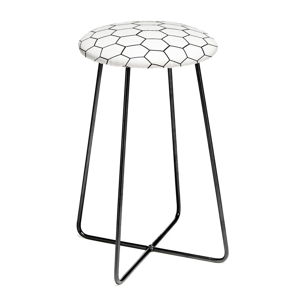 Allyson Johnson Honey Comb Counter Stool