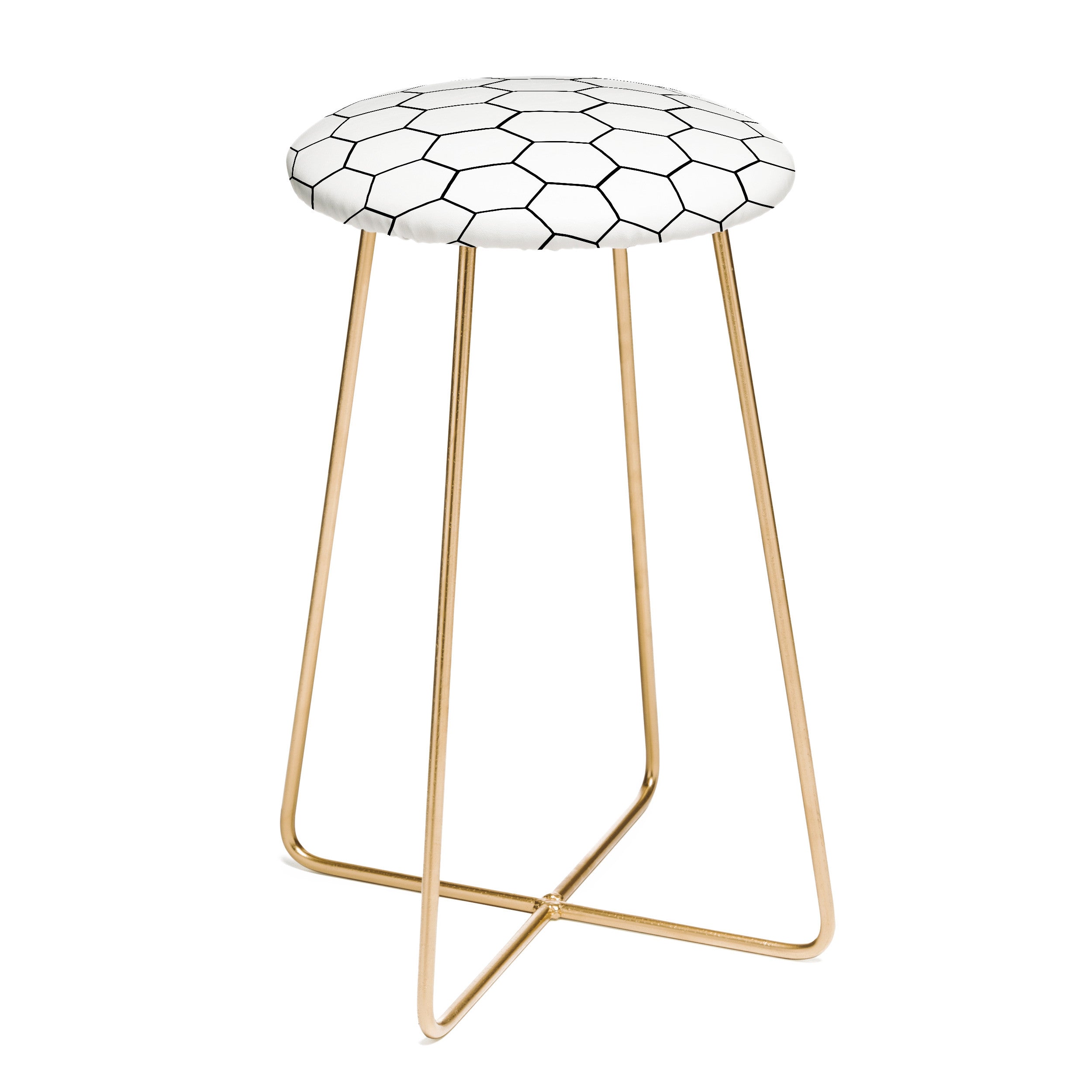 Allyson Johnson Honey Comb Counter Stool