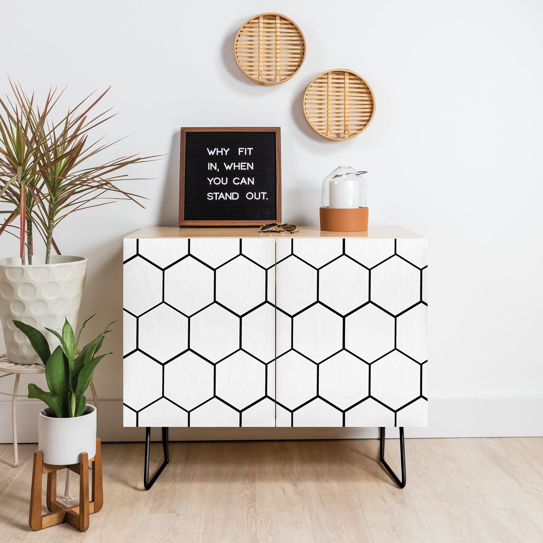 Allyson Johnson Honey Comb Credenza