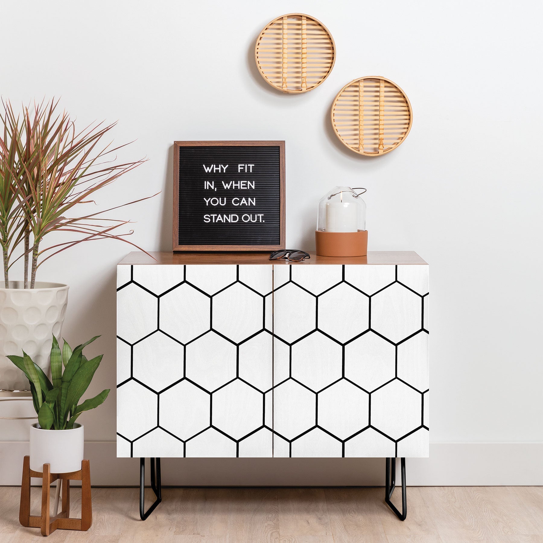 Allyson Johnson Honey Comb Credenza