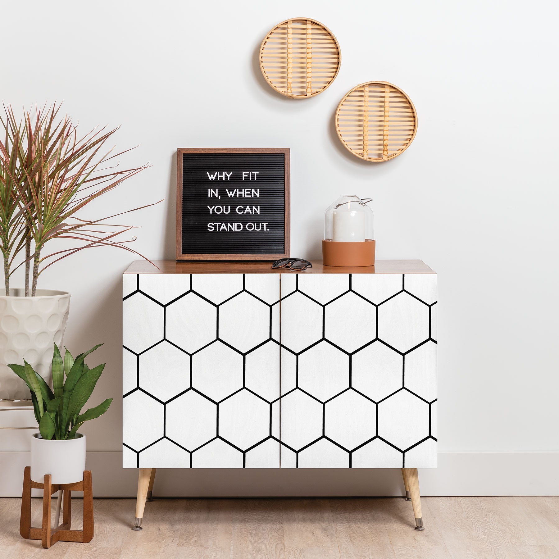 Allyson Johnson Honey Comb Credenza
