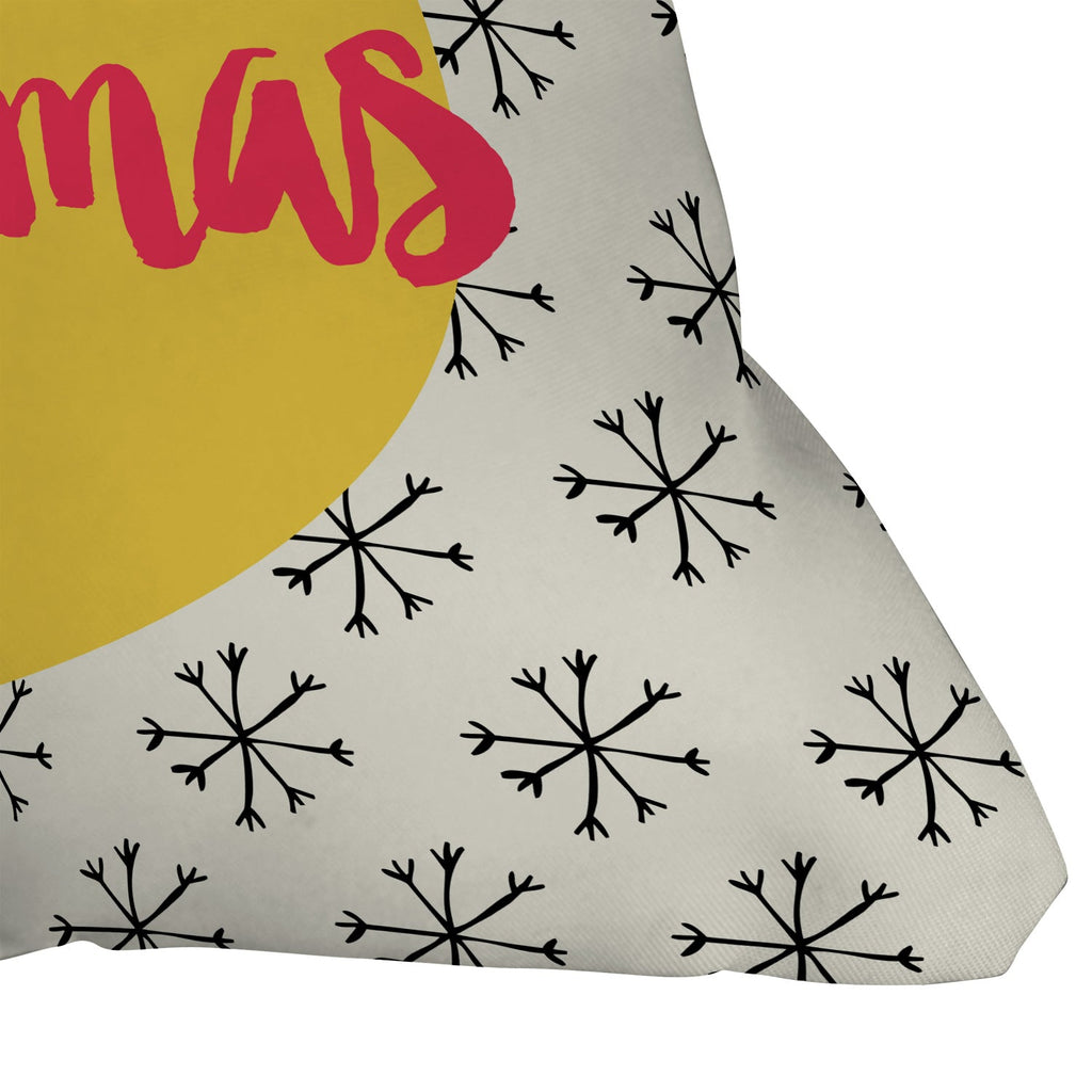 Allyson Johnson Merry Christmas Outdoor Throw Pillow