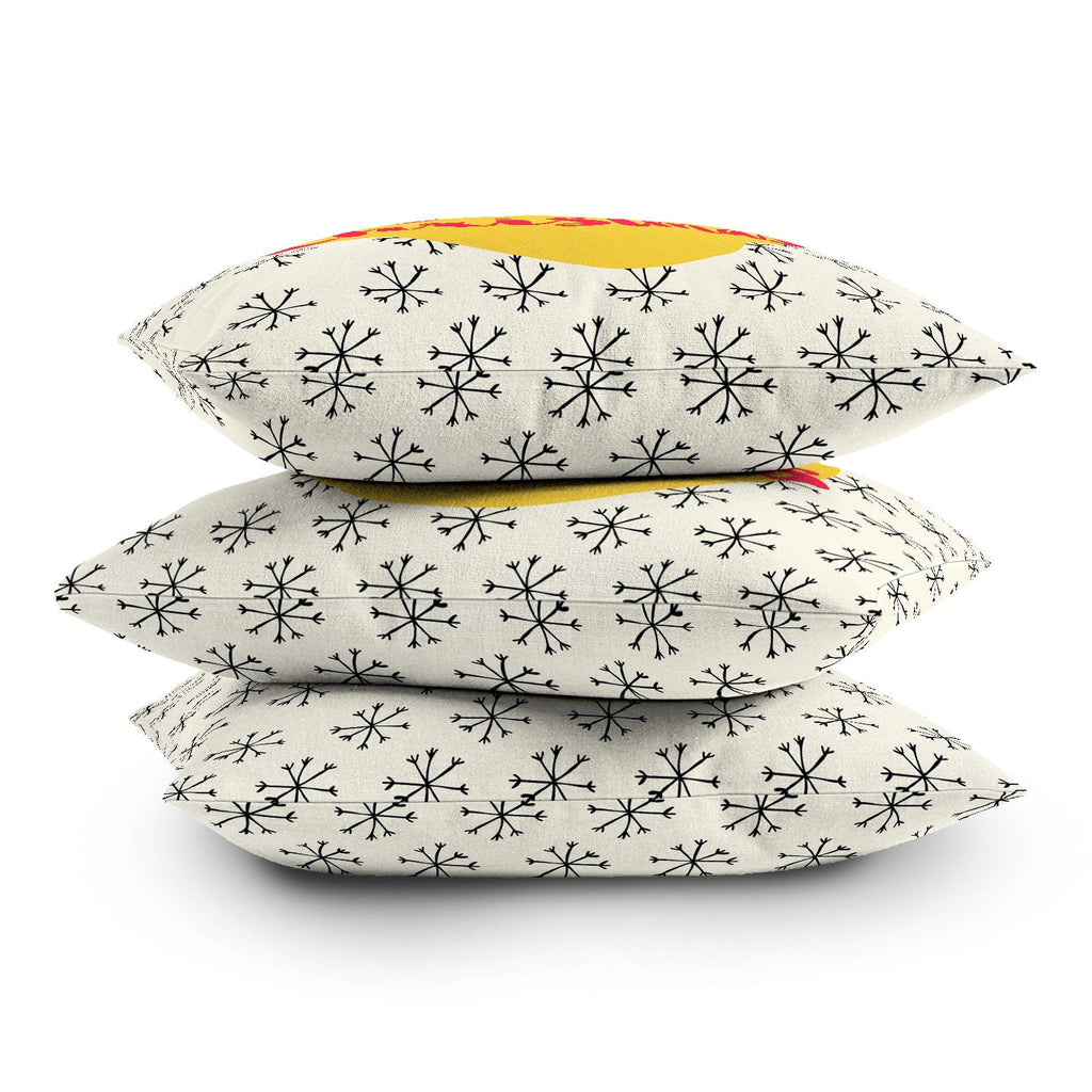 Allyson Johnson Merry Christmas Outdoor Throw Pillow