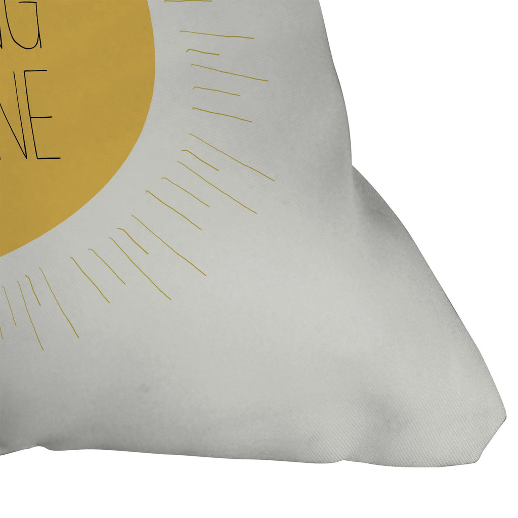 Allyson Johnson Morning Sunshine Outdoor Throw Pillow