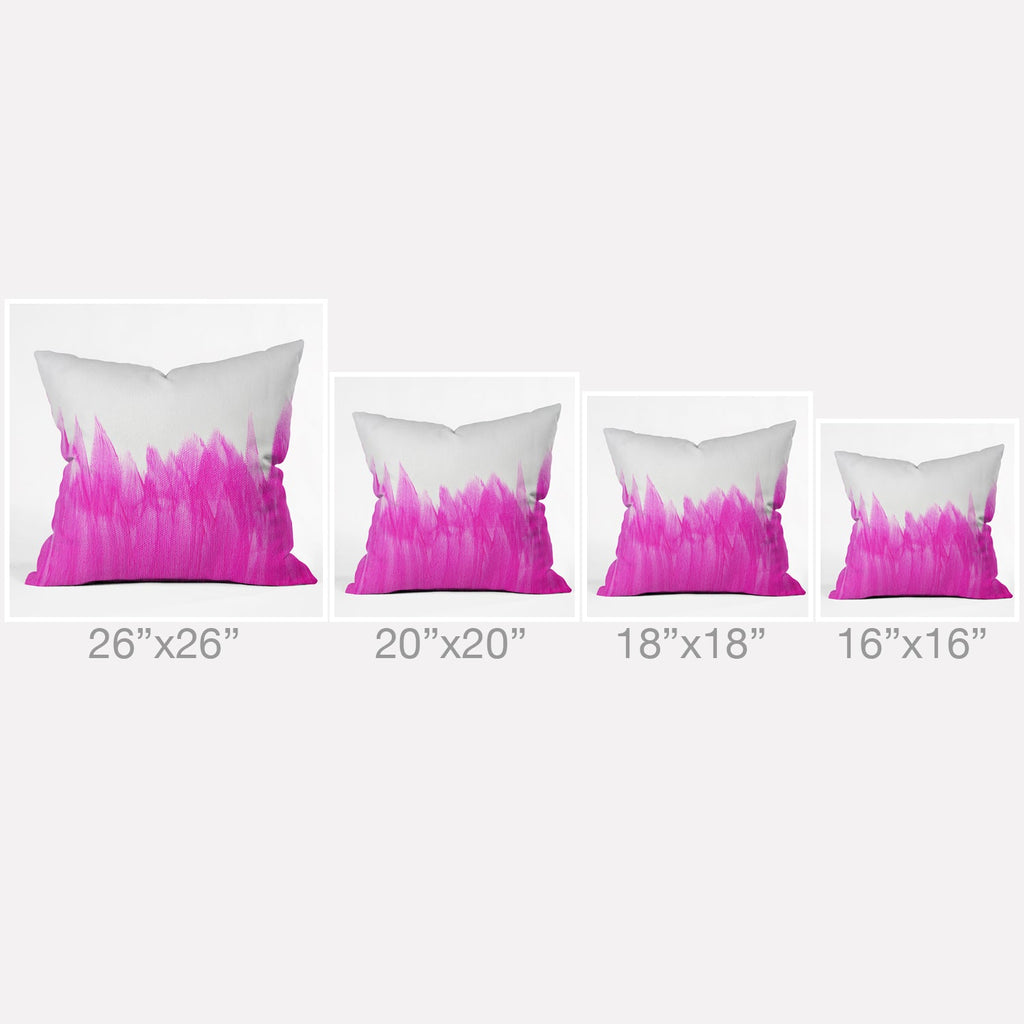 Allyson Johnson Pink Brushed Throw Pillow