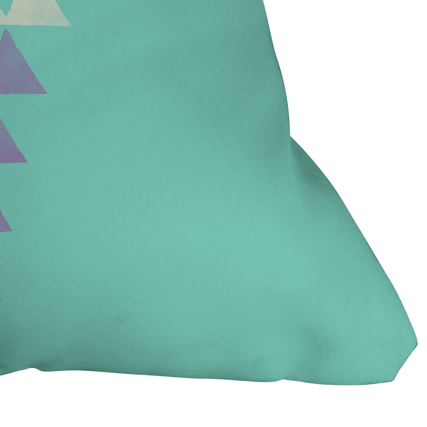 Allyson Johnson Purple Triangles Throw Pillow