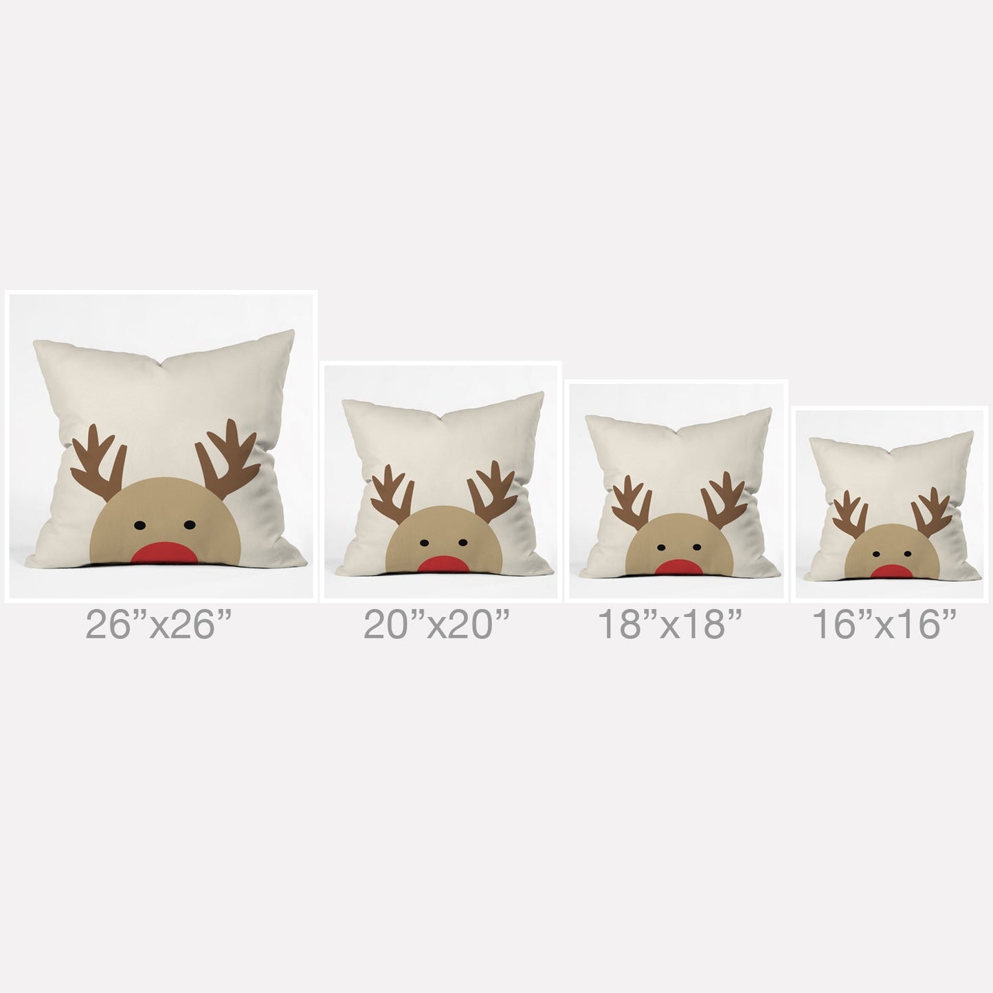 Allyson Johnson Reindeer Outdoor Throw Pillow