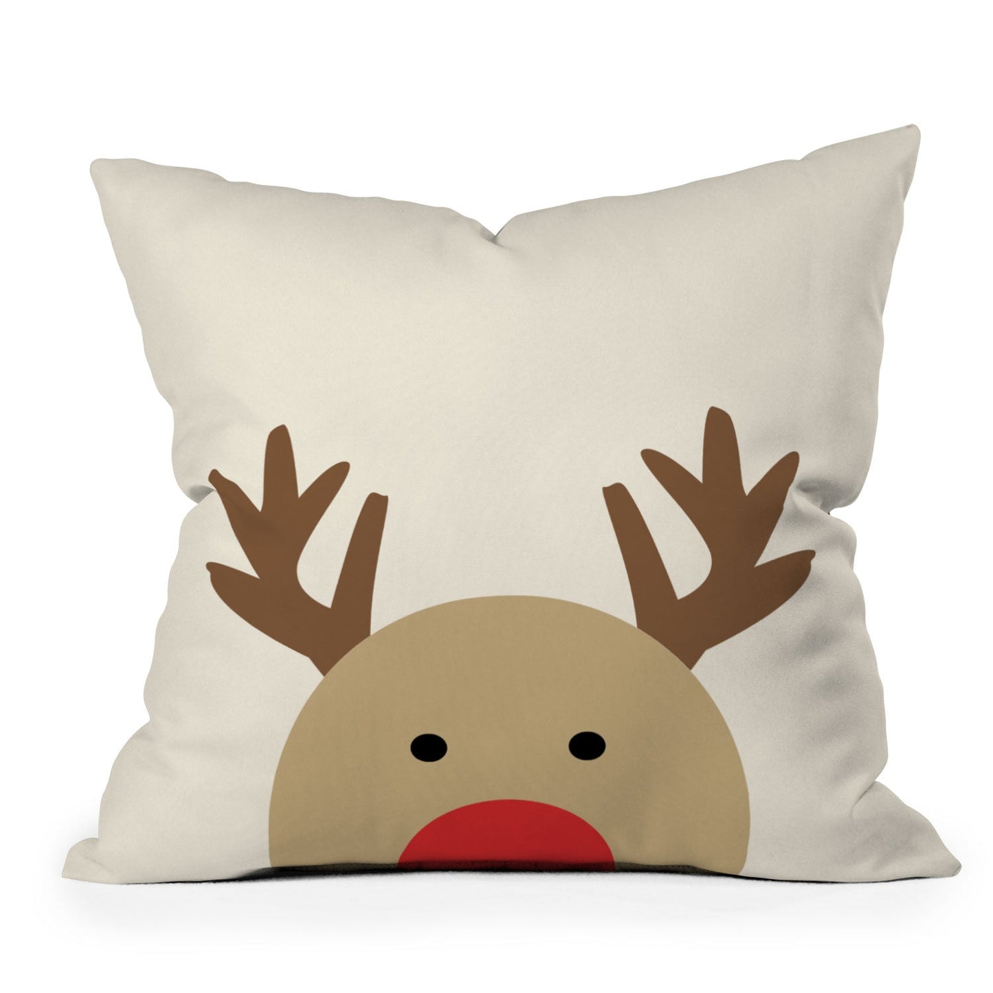 Allyson Johnson Reindeer Outdoor Throw Pillow