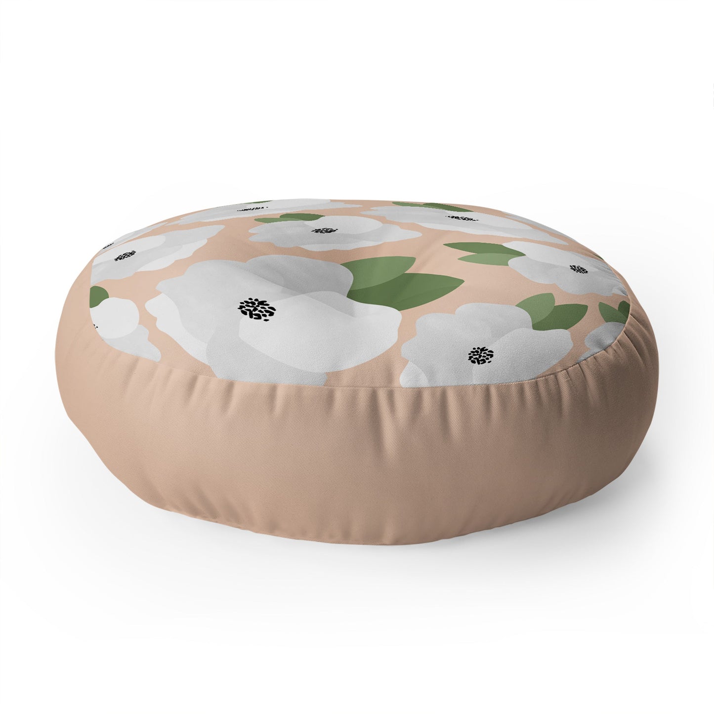 Allyson Johnson Romantic Floral Floor Pillow Round