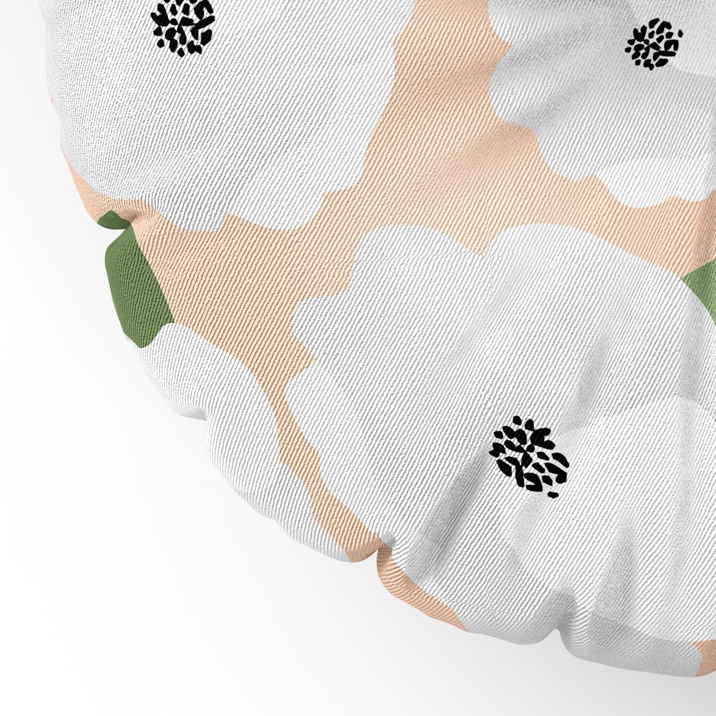 Allyson Johnson Romantic Floral Floor Pillow Round