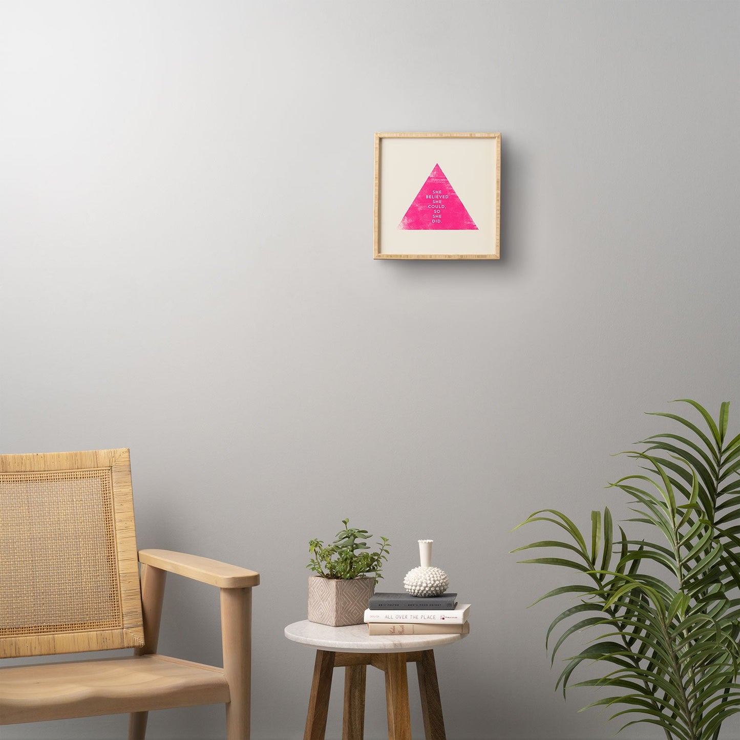 Allyson Johnson She Believed She Could Framed Wall Art