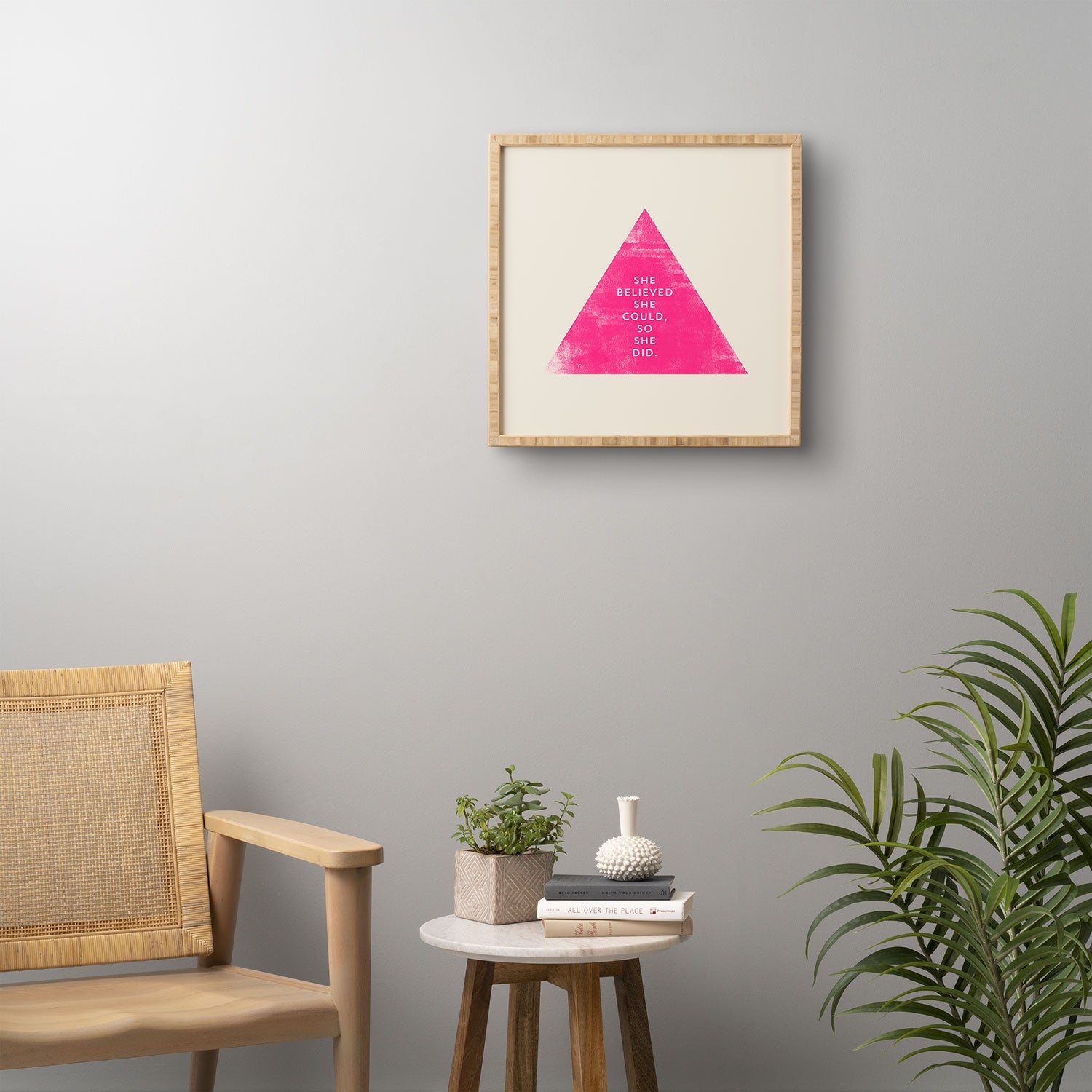 Allyson Johnson She Believed She Could Framed Wall Art