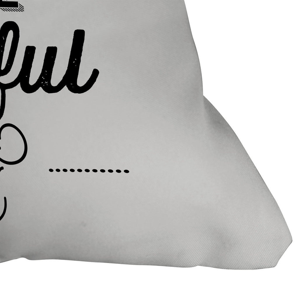 Allyson Johnson Something To Be Grateful For Outdoor Throw Pillow