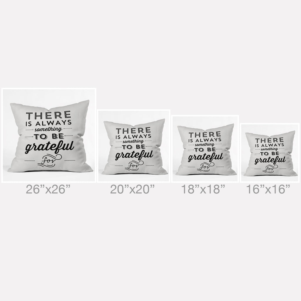 Allyson Johnson Something To Be Grateful For Outdoor Throw Pillow