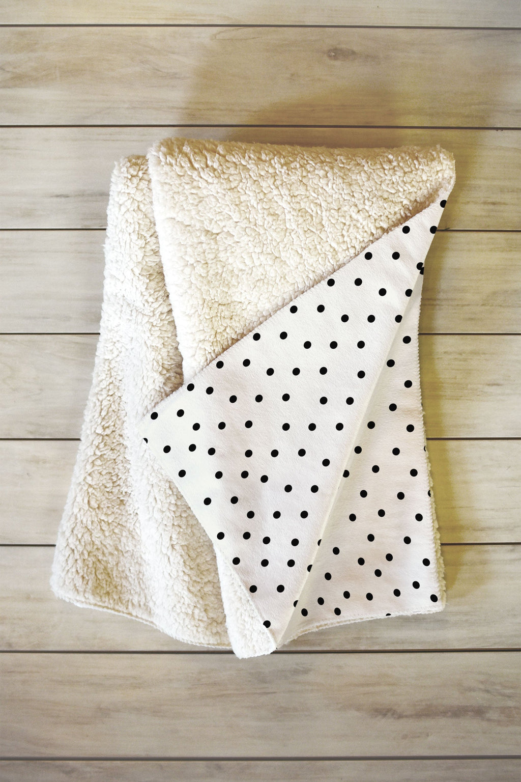 Allyson Johnson Tiny Polka Dots Fleece Throw Blanket