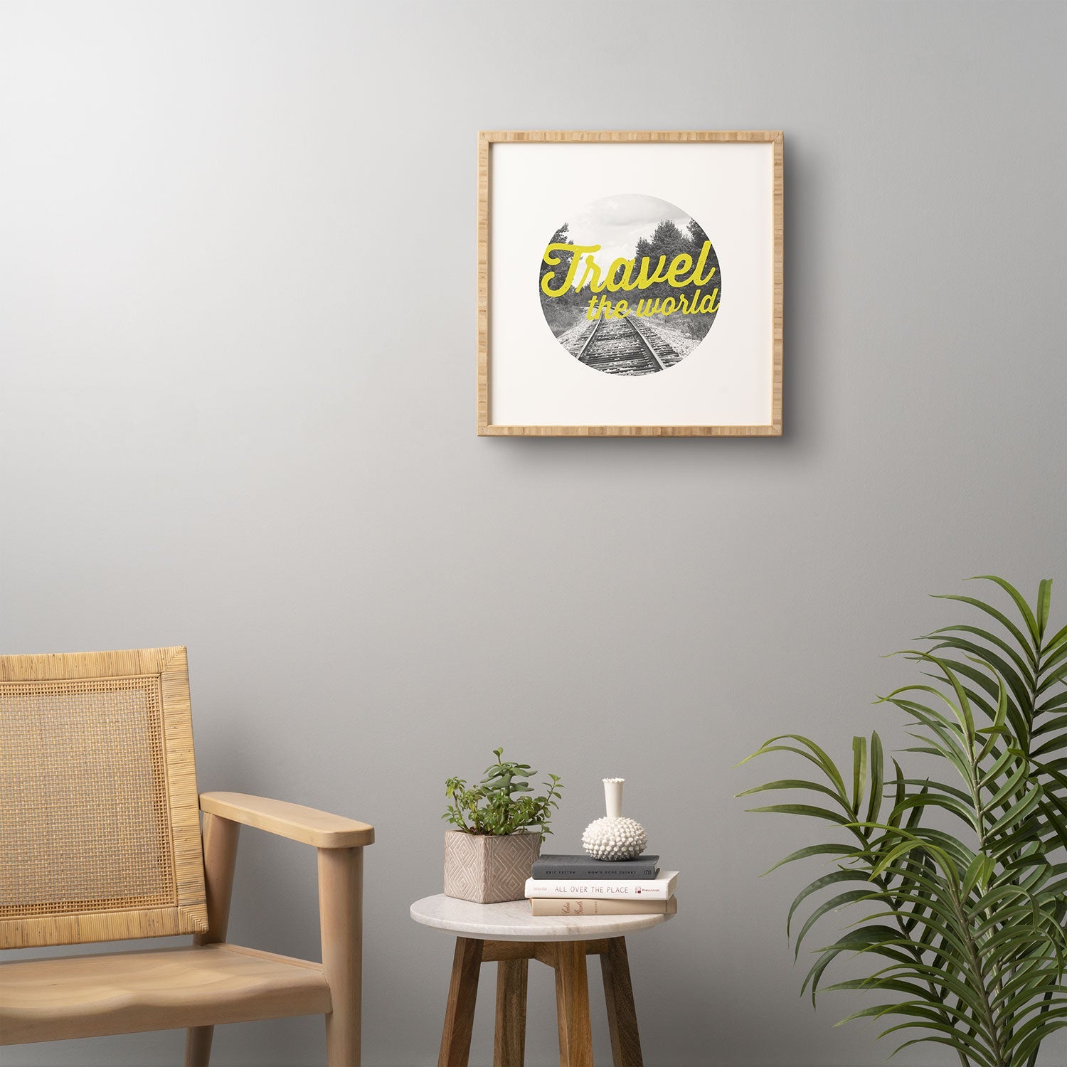 Allyson Johnson Travel The World Framed Wall Art