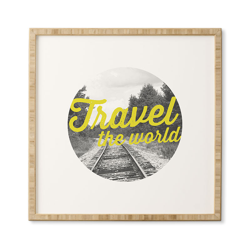 Allyson Johnson Travel The World Framed Wall Art