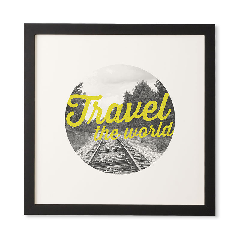 Allyson Johnson Travel The World Framed Wall Art