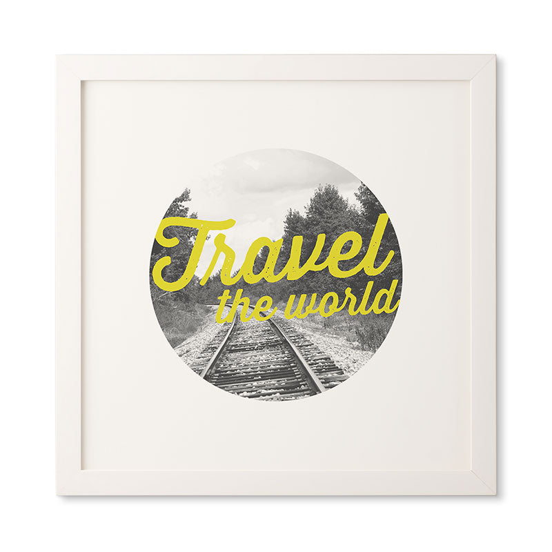 Allyson Johnson Travel The World Framed Wall Art