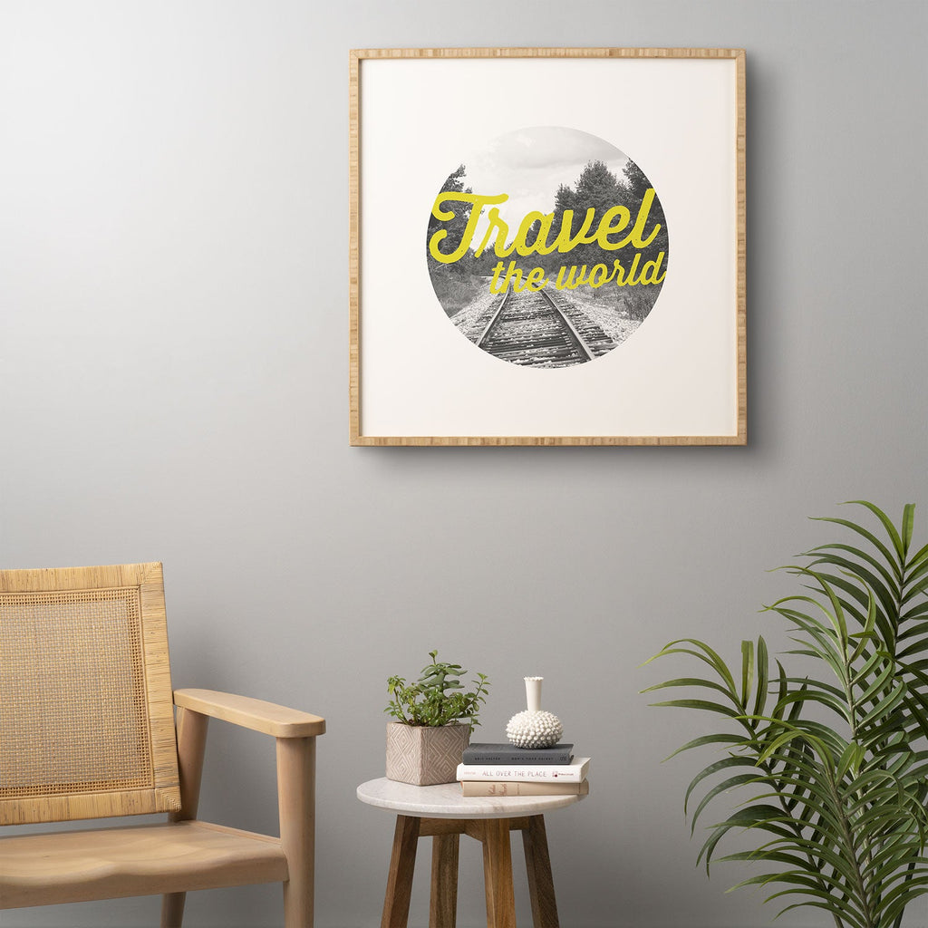 Allyson Johnson Travel The World Framed Wall Art