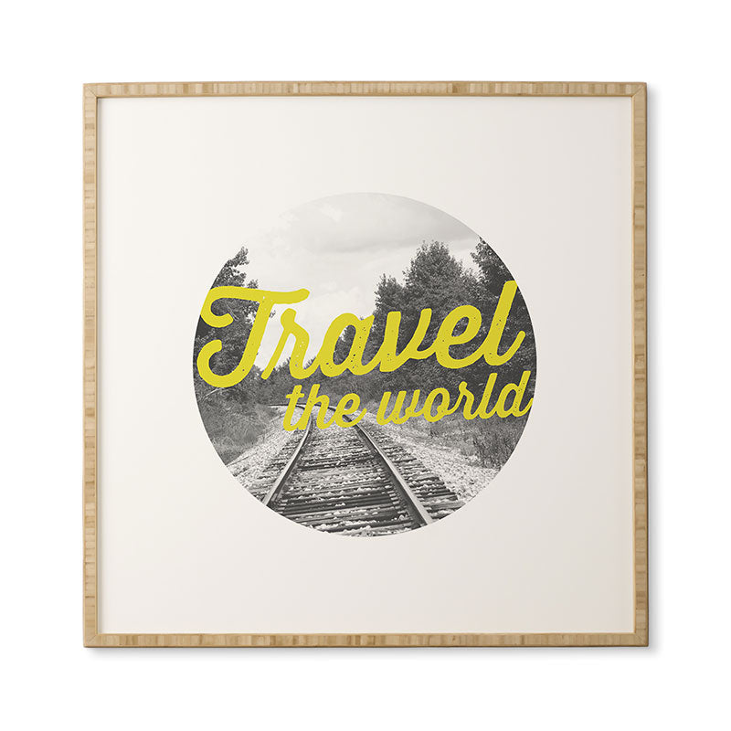 Allyson Johnson Travel The World Framed Wall Art
