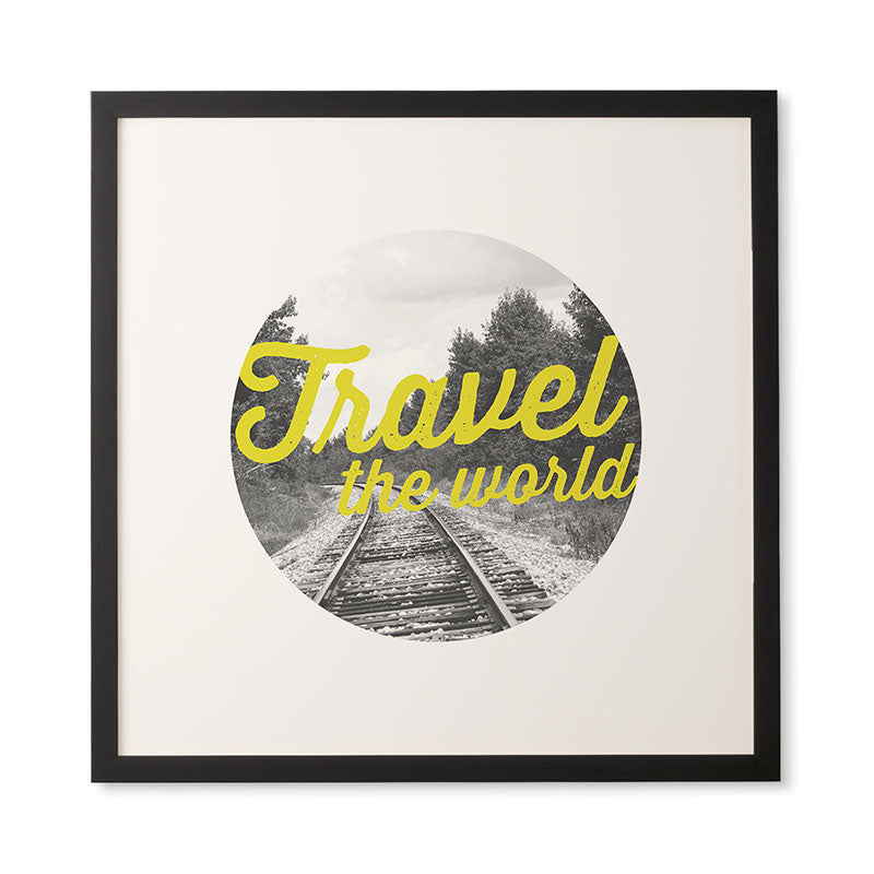 Allyson Johnson Travel The World Framed Wall Art
